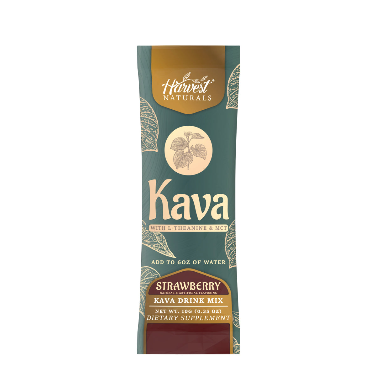 Kava + L-Theanine & MCT Drink Mix | Strawberry Flavor | 6-Packs — product image 4