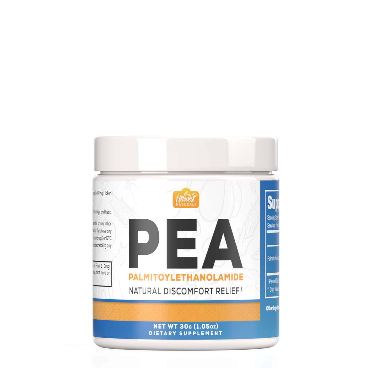 Palmitoylethanolamide Powder (30 grams) — product packaging